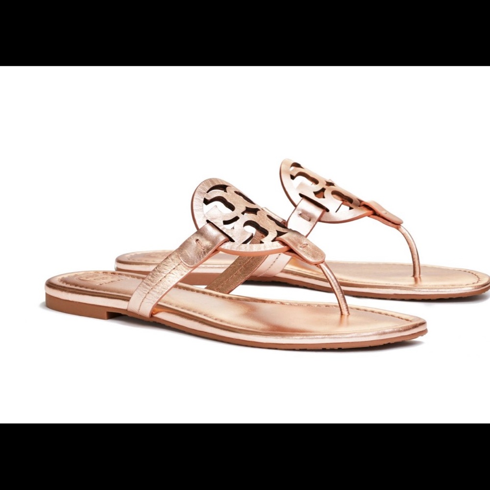Rose gold Tory Burch millers